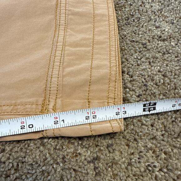 Aventura Clothing Organic Cotton Sustainable Crop Pants Women's 12 Brown Stretch - Picture 4 of 10